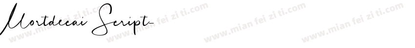 Mortdecai Script字体转换
